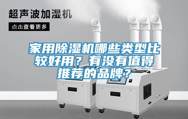 家用除濕機(jī)哪些類型比較好用？有沒有值得推薦的品牌？