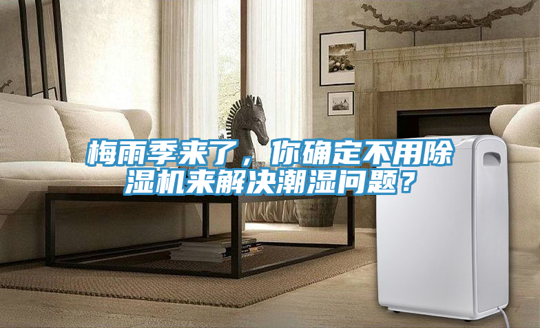 梅雨季來了，你確定不用除濕機來解決潮濕問題？