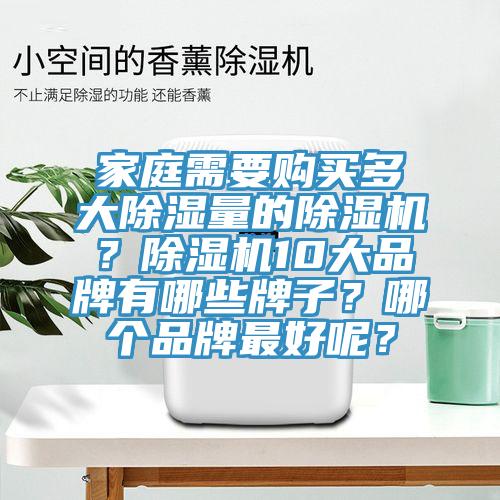 家庭需要購買多大除濕量的除濕機？除濕機10大品牌有哪些牌子？哪個品牌最好呢？