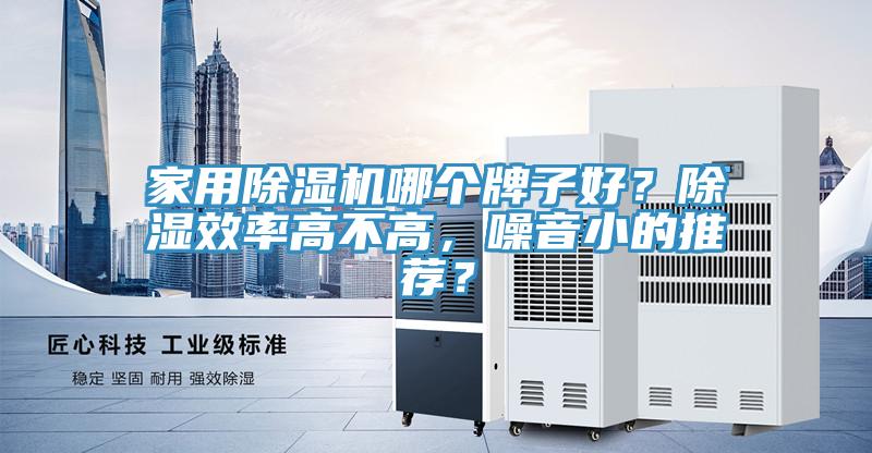 家用除濕機哪個牌子好？除濕效率高不高，噪音小的推薦？