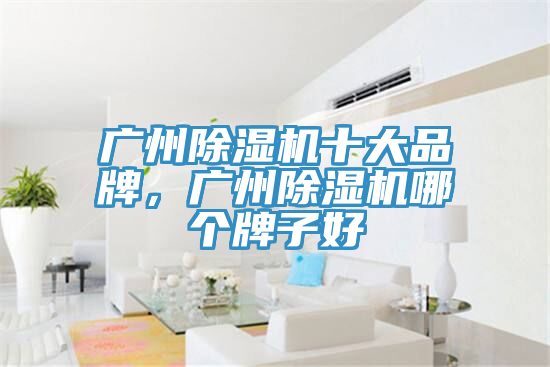 廣州除濕機十大品牌，廣州除濕機哪個牌子好