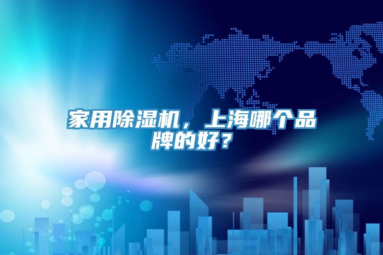 家用除濕機，上海哪個品牌的好？