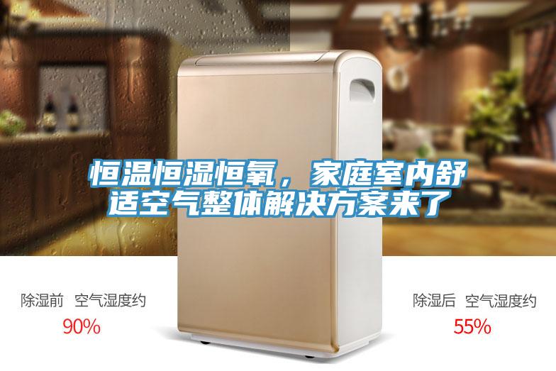 恒溫恒濕恒氧，家庭室內(nèi)舒適空氣整體解決方案來了