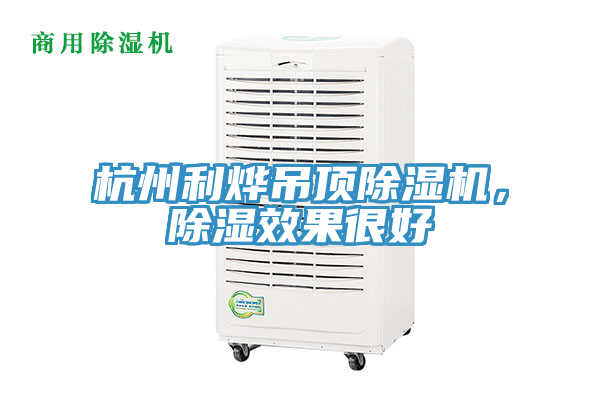 杭州利燁吊頂除濕機(jī)，除濕效果很好