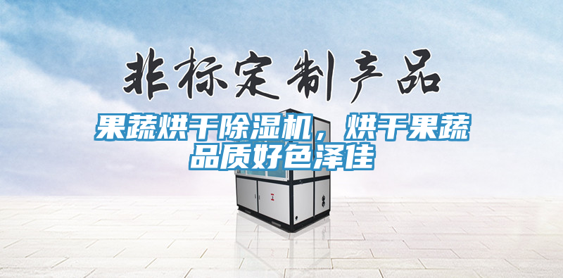 果蔬烘干除濕機(jī)，烘干果蔬品質(zhì)好色澤佳