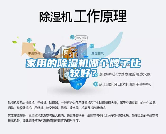 家用的除濕機哪個牌子比較好？