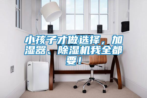 小孩子才做選擇，加濕器、除濕機(jī)我全都要！