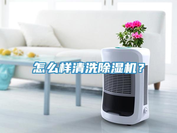 怎么樣清洗除濕機？