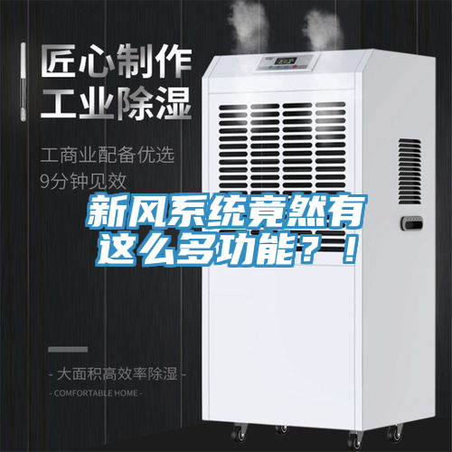 新風系統(tǒng)竟然有這么多功能？！