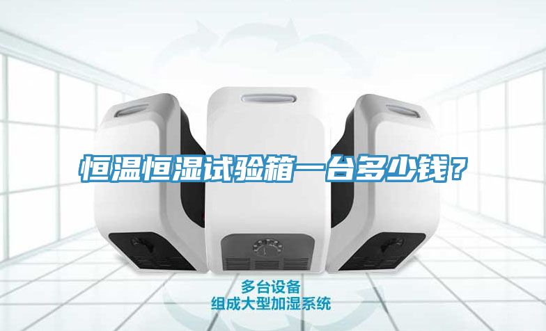恒溫恒濕試驗箱一臺多少錢？