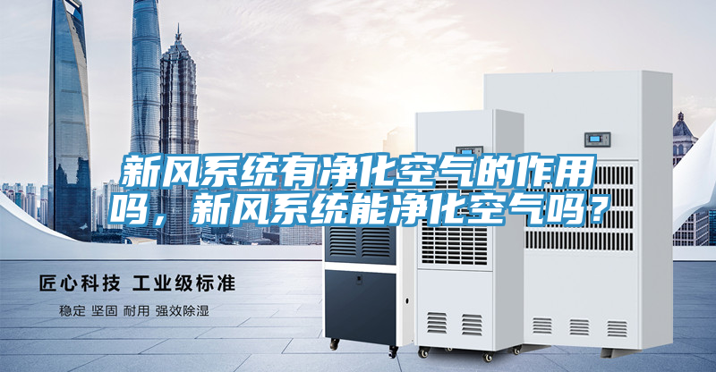 新風(fēng)系統(tǒng)有凈化空氣的作用嗎，新風(fēng)系統(tǒng)能凈化空氣嗎？