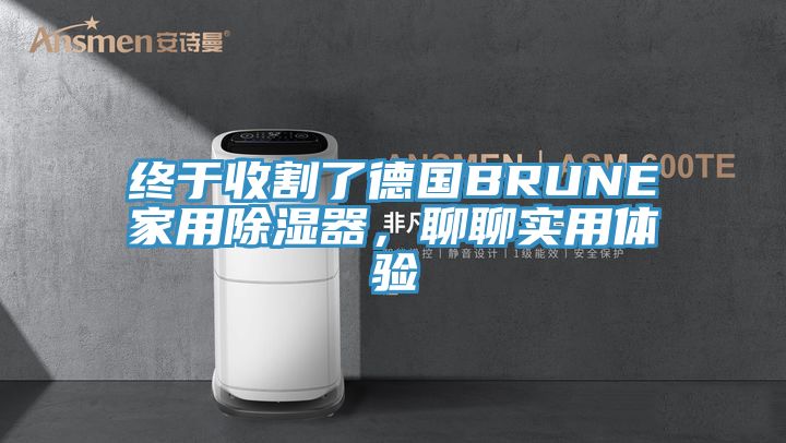 終于收割了德國BRUNE家用除濕器，聊聊實(shí)用體驗(yàn)