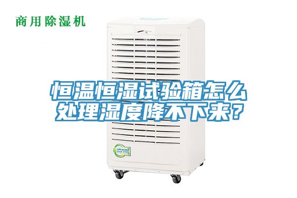 恒溫恒濕試驗箱怎么處理濕度降不下來？