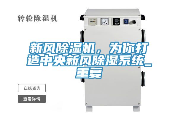 新風除濕機，為你打造中央新風除濕系統(tǒng)_重復