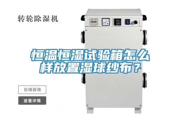 恒溫恒濕試驗箱怎么樣放置濕球紗布？