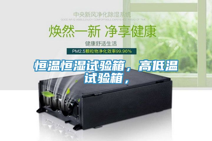 恒溫恒濕試驗箱，高低溫試驗箱，