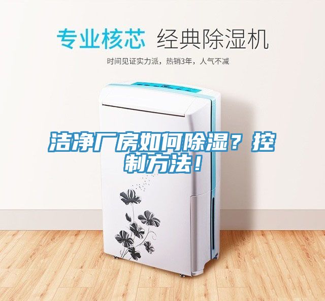 潔凈廠房如何除濕？控制方法！