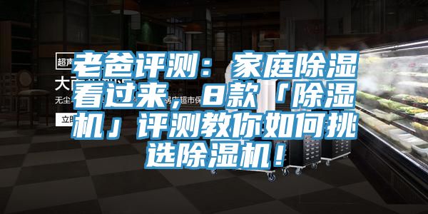 老爸評測：家庭除濕看過來，8款「除濕機」評測教你如何挑選除濕機！