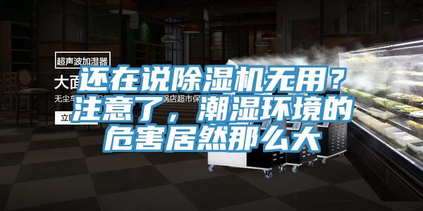 還在說除濕機(jī)無用？注意了，潮濕環(huán)境的危害居然那么大