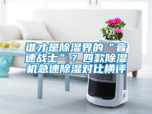 誰才是除濕界的“音速戰(zhàn)士”？四款除濕機急速除濕對比橫評