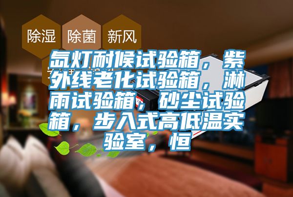 氙燈耐候試驗(yàn)箱，紫外線老化試驗(yàn)箱，淋雨試驗(yàn)箱，砂塵試驗(yàn)箱，步入式高低溫實(shí)驗(yàn)室，恒