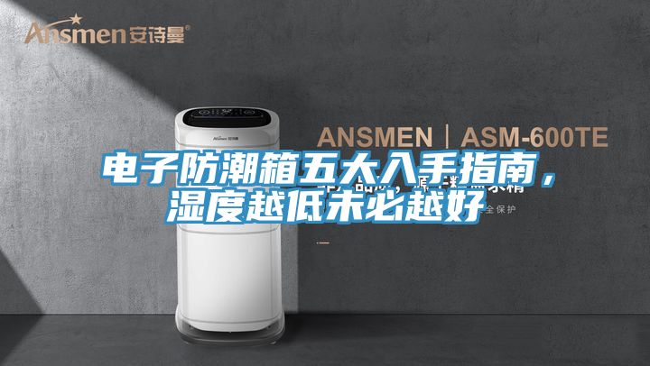 電子防潮箱五大入手指南，濕度越低未必越好