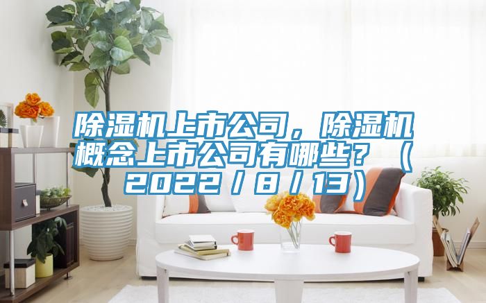 除濕機(jī)上市公司，除濕機(jī)概念上市公司有哪些？（2022／8／13）