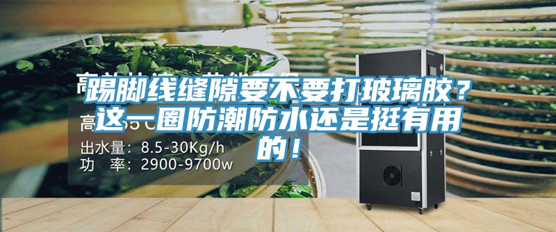 踢腳線縫隙要不要打玻璃膠？這一圈防潮防水還是挺有用的！