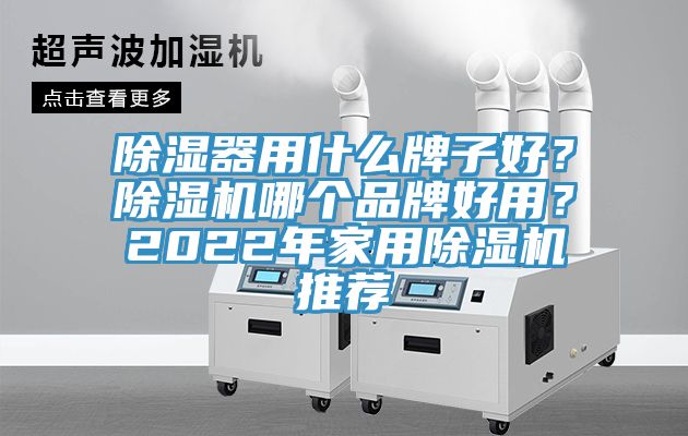 除濕器用什么牌子好？除濕機哪個品牌好用？2022年家用除濕機推薦