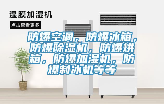 防爆空調(diào)，防爆冰箱，防爆除濕機(jī)，防爆烘箱，防爆加濕機(jī)，防爆制冰機(jī)等等