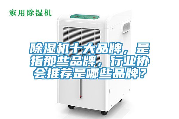 除濕機十大品牌，是指那些品牌，行業(yè)協(xié)會推薦是哪些品牌？
