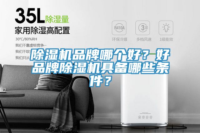 除濕機(jī)品牌哪個(gè)好？好品牌除濕機(jī)具備哪些條件？