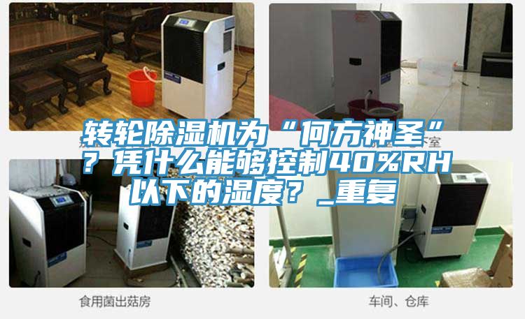 轉(zhuǎn)輪除濕機為“何方神圣”？憑什么能夠控制40%RH以下的濕度？_重復