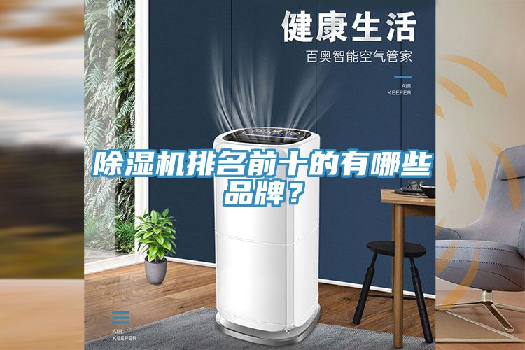 除濕機排名前十的有哪些品牌？