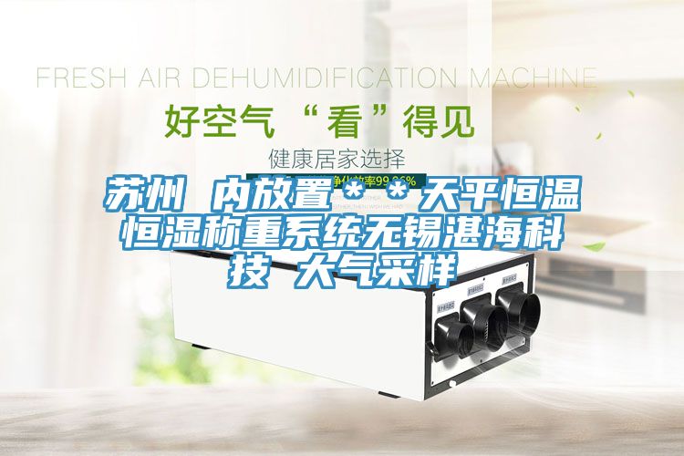 蘇州 內(nèi)放置＊＊天平恒溫恒濕稱重系統(tǒng)無(wú)錫湛?？萍?大氣采樣