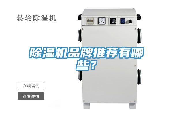 除濕機品牌推薦有哪些？