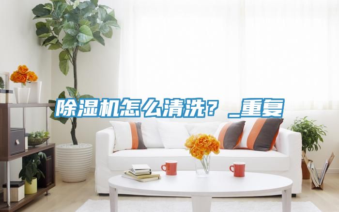 除濕機(jī)怎么清洗？_重復(fù)