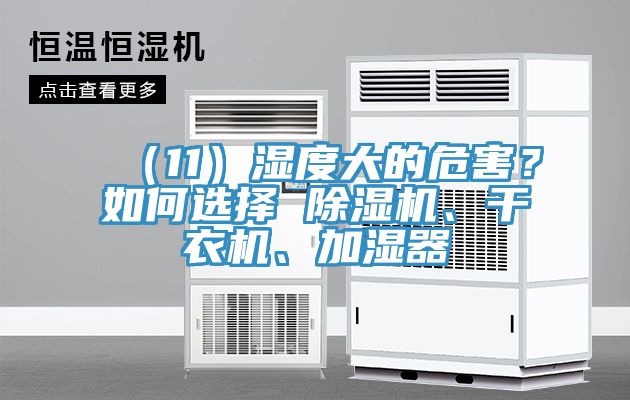 （11）濕度大的危害？如何選擇 除濕機(jī)、干衣機(jī)、加濕器
