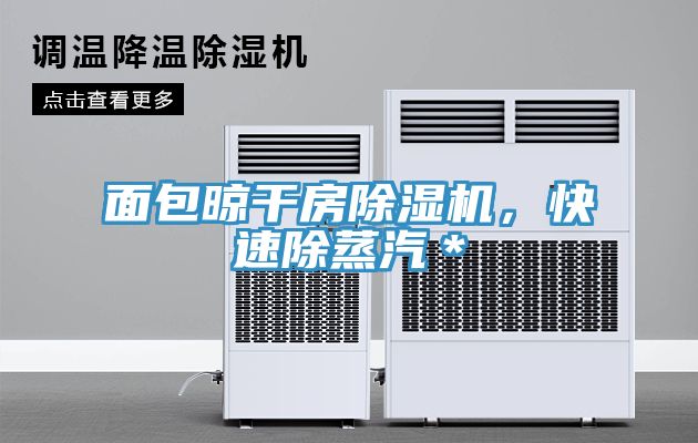 面包晾干房除濕機，快速除蒸汽＊