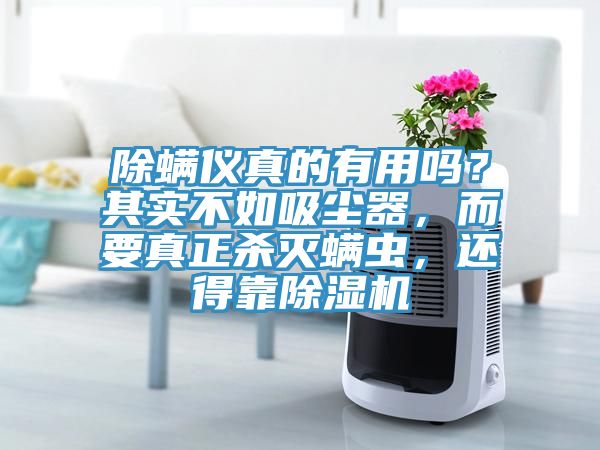 除螨儀真的有用嗎？其實不如吸塵器，而要真正殺滅螨蟲，還得靠除濕機