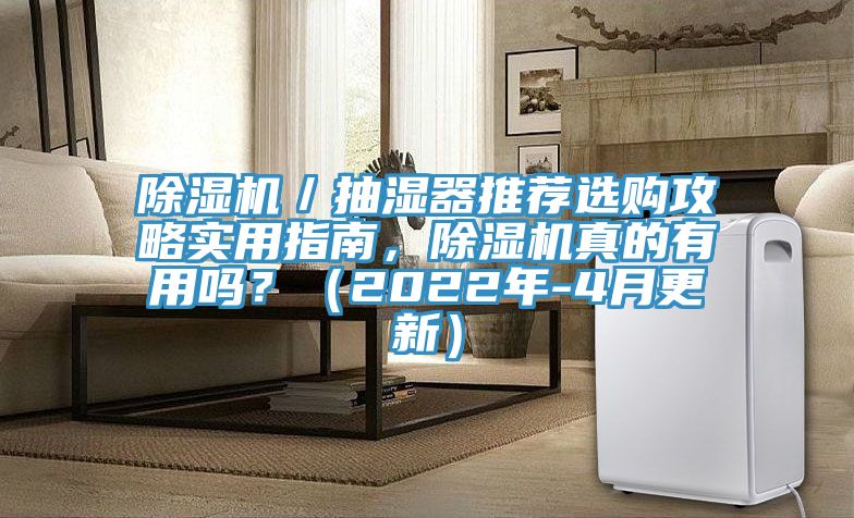 除濕機／抽濕器推薦選購攻略實用指南，除濕機真的有用嗎？（2022年-4月更新）
