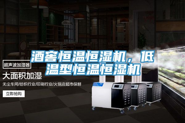 酒窖恒溫恒濕機，低溫型恒溫恒濕機