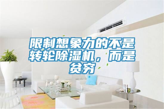 限制想象力的不是轉(zhuǎn)輪除濕機(jī)，而是貧窮